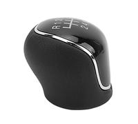 Qqmora Testa del Pomello del per Auto, Elegante, Nera, di Ricambio per C-Max Dal 06/2007 Al 07/2010, Materiale PU Durevole, 1 Pezzo (6a marcia)