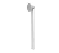 Qqmora Versatile Gamba da Tavolo Pieghevole per da 555 Mm in Lega di Alluminio Anodizzato per Balconi Interni Nella Cabina del Conducente