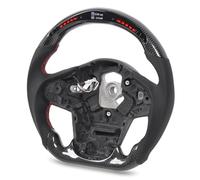 Qqmora Volante a LED con Luci di Prestazioni e Visualizzazione Dati in Tempo Reale per GR Supra A90 J29 2020-2024 Fibra di Carbonio e Pelle Traforata
