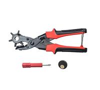 QQNQQ Perforatrice for Cinture in Pelle, for in, Pinza for punzonatura, Utensile Rotante for a 6 Fori Rotondi