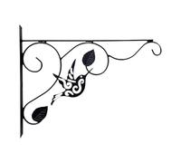QQNQQ Staffa per cesti sospesi, staffe per cesti sospesi per piante, decorazione da patio in ferro per lanterne, giardino, fioriere, ganci per fiori e recinzioni, accessorio resistente ed elegante per