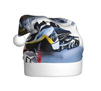 qqoupp Advanced Snowmobile Pattern Cappello di Natale per Adulti per Natale, Halloween, Capodanno, saldi, promozioni