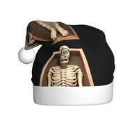 qqoupp Mummia in una bara di legno Modello Cappello di Natale per Adulti per Natale, Halloween, Capodanno, saldi, promozioni