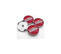 QQY 4 Pezzi Coprimozzi Coprimozzo, per WRC Rally Racing 60mm Auto Emblema Hub Wheel Centre Caps Sticker Decorativa Accessori