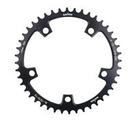 QQY Corona per bicicletta 110/130 BCD stretta e larga 36/38/40/42/44/46/48/50/52/54/56/58/60T 5 viti corona rotonda stretta larga per bici da strada a 9/10/11 velocità MTB (38T, 130BCD)