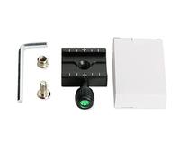 QR-50 Adattatore per morsetto per piastra a sgancio rapido da 50 mm con 3 livelli di bolla integrati per Arca per Swiss RRS Wimberley Treppiede a sfera Arca Swiss Type Morsetto