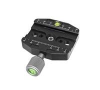 QR-70N 70mm Quick Release Clamp with 1/4 & 3/8 Thread & Bubble Levels Arca-style