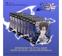 (QR) ZEROBASEONE - Never Say Never (ver.) portachiavi lenticolare) 1 copertin...
