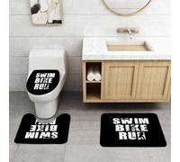 QRFASFZO Set Tappeti Bagno 3 Pezzi in Microfibra, Tappeti Assorbente Antiscivolo,Arazzo a triangolo morbido, pastello - intarsio a triangolo colorato, triangoli in tavolozza pa,Tappetini Doccia