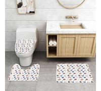 QRFASFZO Set Tappeti Bagno 3 Pezzi in Microfibra, Tappeti Assorbente Antiscivolo,Pin di Nita su nel paese delle meraviglie nel paese delle meraviglie, nel,Tappetini Doccia