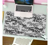 QRFASFZO Tappetino per mouse tappetino da ufficio multifunzione e antiscivolo,per migliorare la precisione e la velocità,Camo, effetto pixel digitale, design moderno, concettuale, ispirato a,80x30 cm