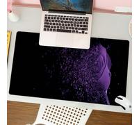 QRFASFZO Tappetino per mouse tappetino da ufficio multifunzione e antiscivolo,per migliorare la precisione e la velocità,Rose viola, rose viola sparse, che creano una scena sognante su uno s,80x30 cm