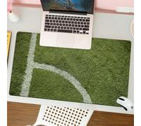 QRFASFZO Tappetino per mouse tappetino da ufficio multifunzione e antiscivolo,per migliorare la precisione e la velocità,L'angolo del campo da calcio sul prato, dettagli del comitato per lo,80x30 cm