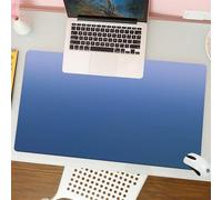 QRFASFZO Tappetino per mouse tappetino da ufficio multifunzione e antiscivolo,per migliorare la precisione e la velocità,Ombre, design moderno ispirato al blu intenso e misterioso dell'ocean,80x30 cm