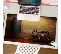 QRFASFZO Tappetino per mouse tappetino da ufficio multifunzione e antiscivolo,per migliorare la precisione e la velocità,Fitness per lavorare con manubri attrezzature Stampa digitale de,80x30 cm