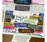 QRFASFZO Tappetino per mouse tappetino da ufficio multifunzione e antiscivolo,per migliorare la precisione e la velocità, Bancarella d'epoca, targhe originali in stile retrò personalizzate e,80x30 cm