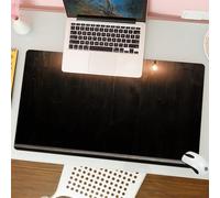 QRFASFZO Tappetino per mouse tappetino da ufficio multifunzione e antiscivolo,per migliorare la precisione e la velocità,Innovazione Edison industriale e classica in legno scuro,80x30 cm