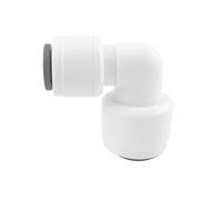 Qrity 1 Pezzi 1/4" a 5/16" L Tipo Rapido Connettore, Connettore per Filtro Dell'acqua, Raccordo Filtro Acqua Ad Osmosi Inversa