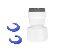 Qrity 1 Pezzi Connettore per Filtro Dell'acqua, 1/2" Femmina a 1/2" Rapido Unione Diretto Connettore, per Connessione Rapida