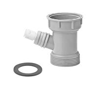 Qrity 1 Pezzi Connettore per Tubo di Scarico per Lavello, Lavello Connettore Di Diramazione con 1/4" Connettori Rapidi, Raccordo Filettato Maschio Femmina