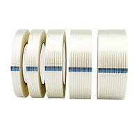 Qrity 1 Pezzo Nastro Rinforzato con Fibra di Vetro, 30mm x 50m, Nastro di riparazione, Nastro Imballaggio, Nastro di Reggiatura Impermeabile del Filamento