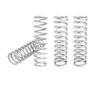 Qrity 10 Pezzi Molle a Compressione, Molle in Acciaio, Molle a Spirale in 304 Acciaio Inox, Molla a Compressione a Spirale,1,2 x 10 x 60 mm