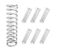 Qrity 10 Pezzi Molle a Compressione, Molle in Acciaio, Molle a Spirale in 304 Acciaio Inox, Molla a Compressione a Spirale,1 x 10 x 40 mm