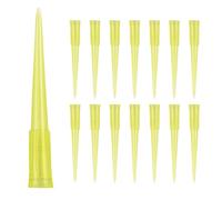 Qrity 100x Puntali per Pipette 200μL, Puntale per Pipettatore in Plastica | Universale Puntali per Pipette in Polipropilene, Compatibili con Micropipette Monocanale e Multicanale, per Didattica