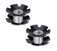 Qrity 2 Pezzi Forcella Bicicletta Dado Stella, Parti di Riparazione della Bicicletta, Bici Headset Star Dado per 28.6 mm Forcella