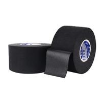 Qrity 2 Pezzi Nastro Isolante in Tessuto Nastro per Cablaggio Automobilistico Nastro Adesivo Resistente Alle Alte Temperature Ridurre la Rumorosità per Car Vehicle Trucks (50mm x 15m Nero)