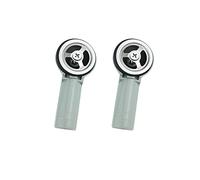 Qrity 2 Pezzi Overflow Testa Lavello Overflow Interfaccia Rotonda, 41x41mm