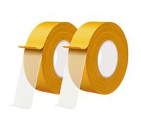 Qrity 2 Rotoli Nastro Biadesivo Multiuso, 20mm x 20m Nastro di Montaggio, Senza Residui, Nastro Biadesivo in Tessuto per Tappeti, Moquette