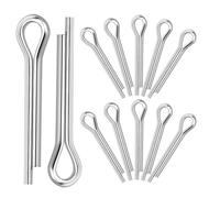 Qrity 20 Pezzi Perno di Bloccaggio M3 x 16mm Coppiglie Elastiche Cotter Pin, Coppiglia di Fissaggio in Acciaio Inossidabile per Meccanica