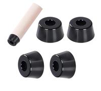 Qrity 20 Pezzi Piedi in Gomma, Sedia da Tavolo Gamba Piedini Protettivi, Piedini per Mobili, per mobili, Scaffalature, D18x15xH8mm