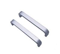 Qrity 2x maniglie per ante armadio per mobili cucina, cassetti, mobili camera da letto, distanza fori 96MM, in Alluminio, viti incluse
