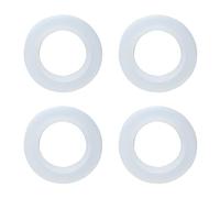 Qrity 4 Pezzi Anello di Guarnizione O-Ring, Rondella di Gomma 23mm, Accessori per Lavelli, Rondella a Forma di Labbro, Pop Up Bacino di Scarico Guarnizione