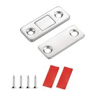 Qrity 4 Pezzi Chiusure Magnetiche, Magneti per Mobili, Chiusura Porta Scorrevole Armadio da Cucina, Potente Chiusura Magnetica per Ante