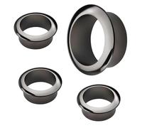 Qrity 4 Pezzi Foro Passacavo da Scrivania Diametro 2 Pollice (50 mm) ABS Copriforo Cavo PC Scrivania Passacavo in Plastica Cavo, Organizzatori Copri Foro Cavo