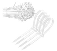 Qrity Fascette Stringicavo, 200 Pezzi Nylon Cavi Stringicavo, Fascette Plastica, 3,6mm x 150mm, Fermacavo Autobloccanti per Casa Cable Management