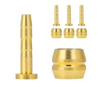 Qrity Kit Olive Freno a Disco Set di 4 Inserti e Pins Compatibili con BH59 e BH63, per Tubo Flessibile del Freno a Disco Idraulico Tubo