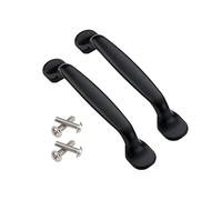 Qrity Set da 2 maniglie per ante armadio per mobili cucina, cassetti, mobili camera da letto, distanza fori 128MM, in Alluminio, viti incluse