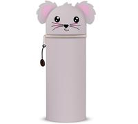 QRKPVHD Astuccio 2 In 1 Morbido Silicone Kawaii Astuccio, Portamatite, Astuccio Scuola Animali, Portapenne Da Animale, Colore Animale Gadget, Cancelleria (koala rosa)