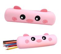 QRKPVHD Astuccio Silicone, Astuccio per Matite Kawaii in Silicone, Astuccio per Matite di Grande Capacità Astuccio, Astuccio per Matite per la Scuola, Astuccio Portamatite Sacchetto Organizzatore