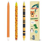 QRKPVHD Penna Gel Cancellabile - Sfera sull'Estremità per Rimuovere l'Inchiostro senza Consumare il Foglio - Inchiostro Nero Termosensibile - Savannah collection (Albină Unicorn Corgi)