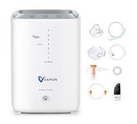 Qrocsnpi Concentratore di Ossigeno per Casa 1-7 l/min Concentratore di Ossigeno Continuo Regolabile per la Casa 30%-90% Generatore di Ossigeno per Casa