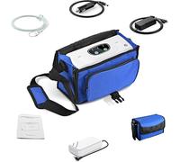 Qrocsnpi Concentratore di ossigeno portatile, 33% ± 3% di ossigeno con batteria, dispositivo di ossigeno 3L/min per casa/esterno concentratore di ossigeno