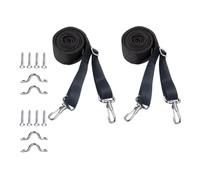 QRONCES 2/4 pezzi Bimini Top Cinture Imbottiture Occhielli Barche Tendalini Cinghie Con Acciaio Inox Passante A Scatto Per Tettoie Canoe Marina E Tende Cinture Di Fissaggio Cinghie Di Ricambio