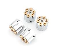 QRPTMBNF Bulloni del coperchio del motore Compatibile con Harley Twin Cam | Cover Spark Plug Head Cap Compatibile con Harley Sportster Evo 1986-2020, Twin Cam 1999-2020, Evolution Big(Silver)