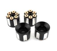 QRPTMBNF Bulloni del coperchio del motore Compatibile con Harley Twin Cam | Cover Spark Plug Head Cap Compatibile con Harley Sportster Evo 1986-2020, Twin Cam 1999-2020, Evolution Big(Black white)