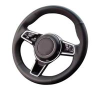 QRPTMBNF Coprivolante in pelle Compatibile con Porsche Cayenne S, Macan | Leather Compatibile con Porsche Cayenne Base, E-Hybrid S, 918 Spyder, 718 Boxster, Cayman, 911(White)